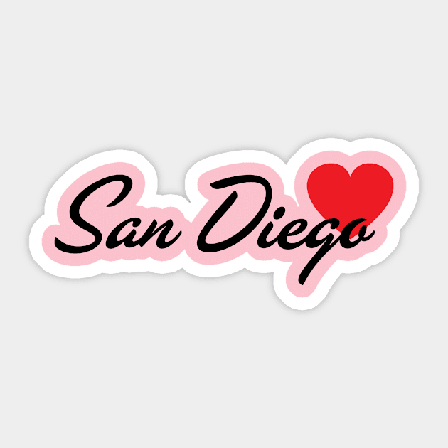 San Diego Love Sticker by whereabouts